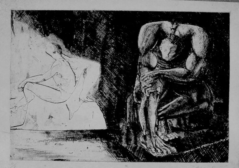 Victory and Defeat Etching, 1982. Collection IWM