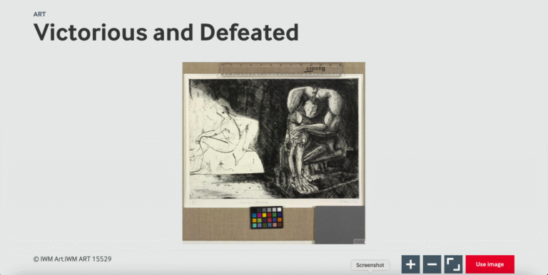 Victory and Defeat. 1982 Collection of the Imperial War Museum, London