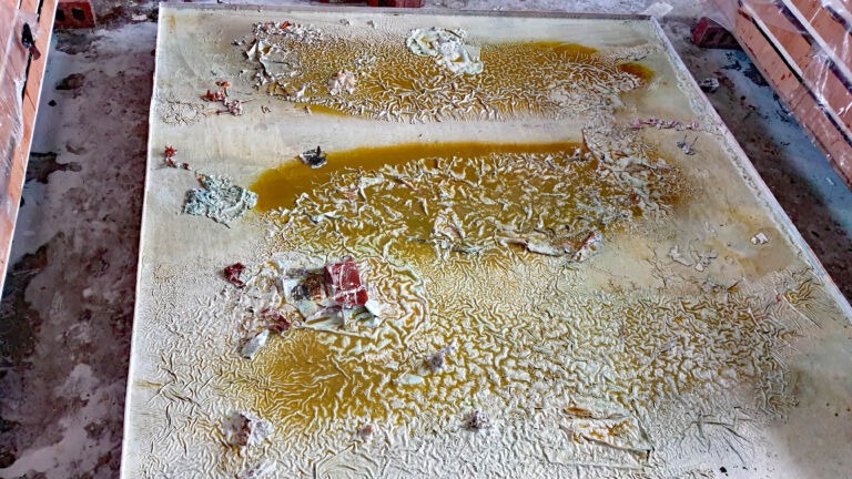 Shifts in Time: Autumn 2025. Installation view. Mixed media on canvas 2 x 2 metres