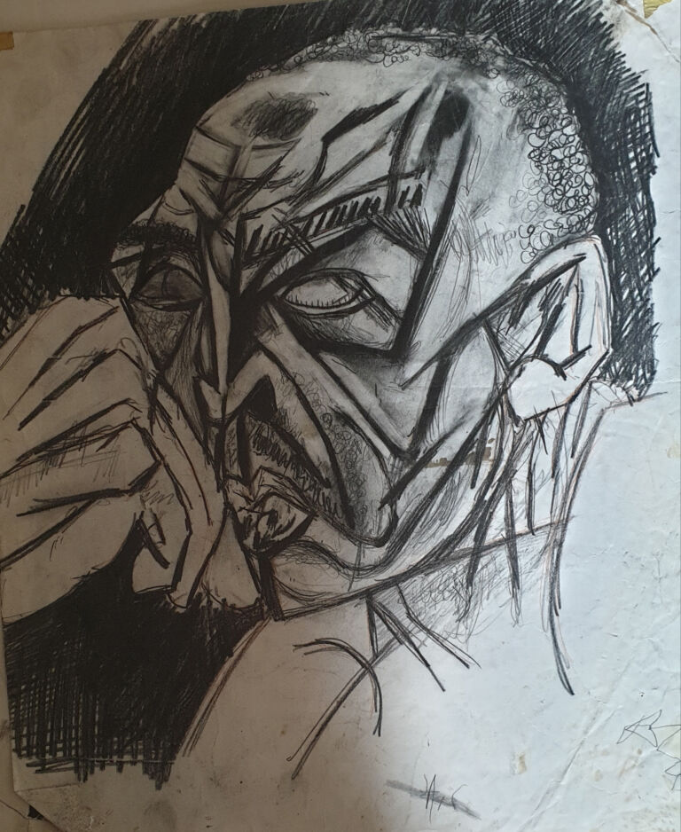 Self-portrait studies depicted as Greek and Roman generals and heroes. c.1982-84 Self-portrait studies depicted as Greek and Roman generals and heroes. c.1982-84