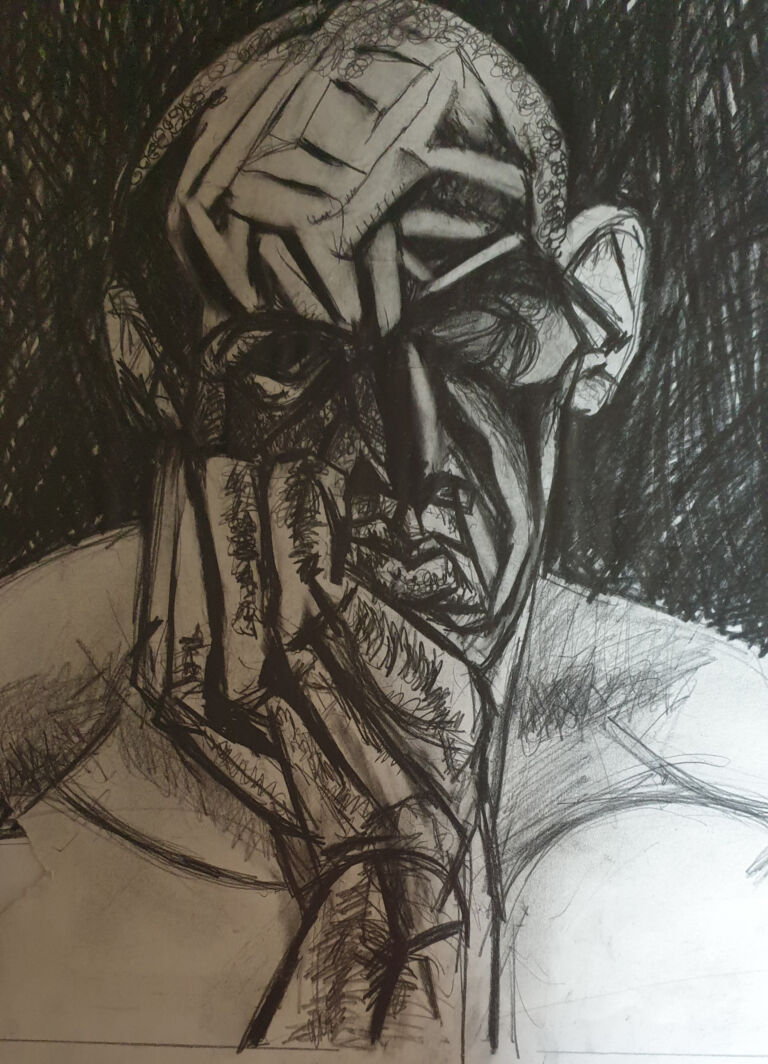 Self-portrait studies depicted as Greek and Roman generals and heroes. c.1982-84 Self-portrait studies depicted as Greek and Roman generals and heroes. c.1982-84