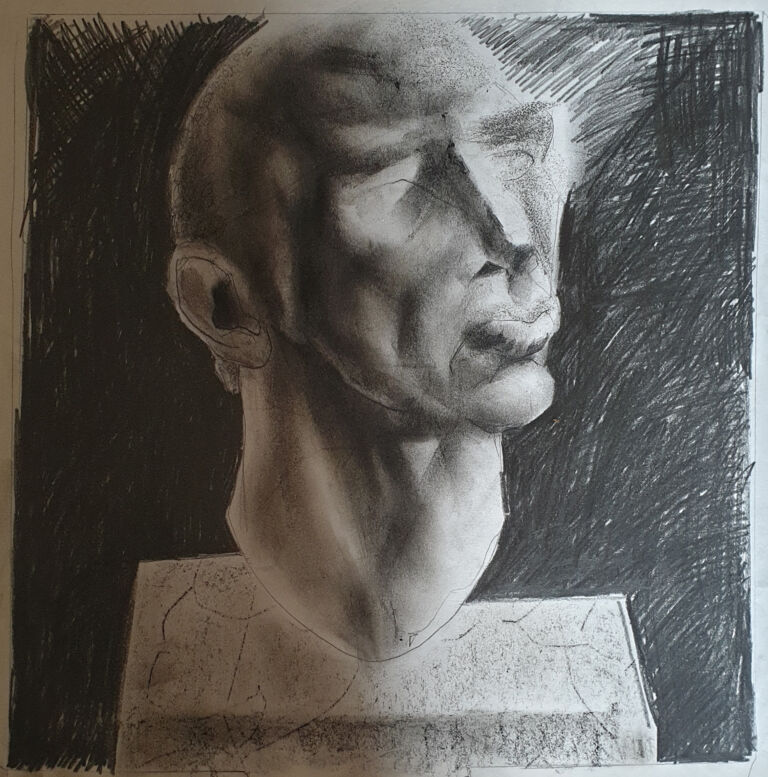 Self-portrait studies depicted as Greek and Roman generals and heroes. c.1982-84 Self-portrait studies depicted as Greek and Roman generals and heroes. c.1982-84