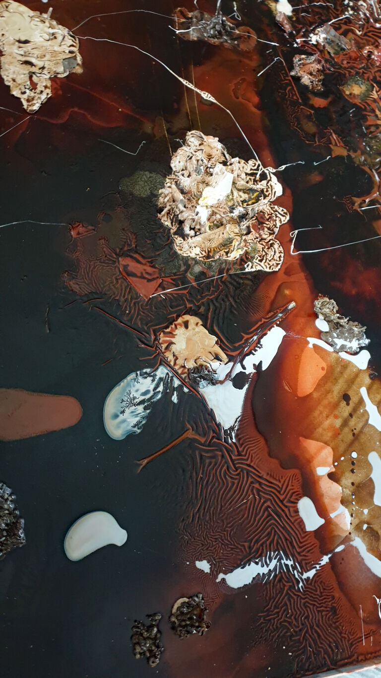 Shifts in Time: A Journey. Mixed media on canvas. Installation view Shifts in Time: A Journey. Mixed media on canvas. Installation view