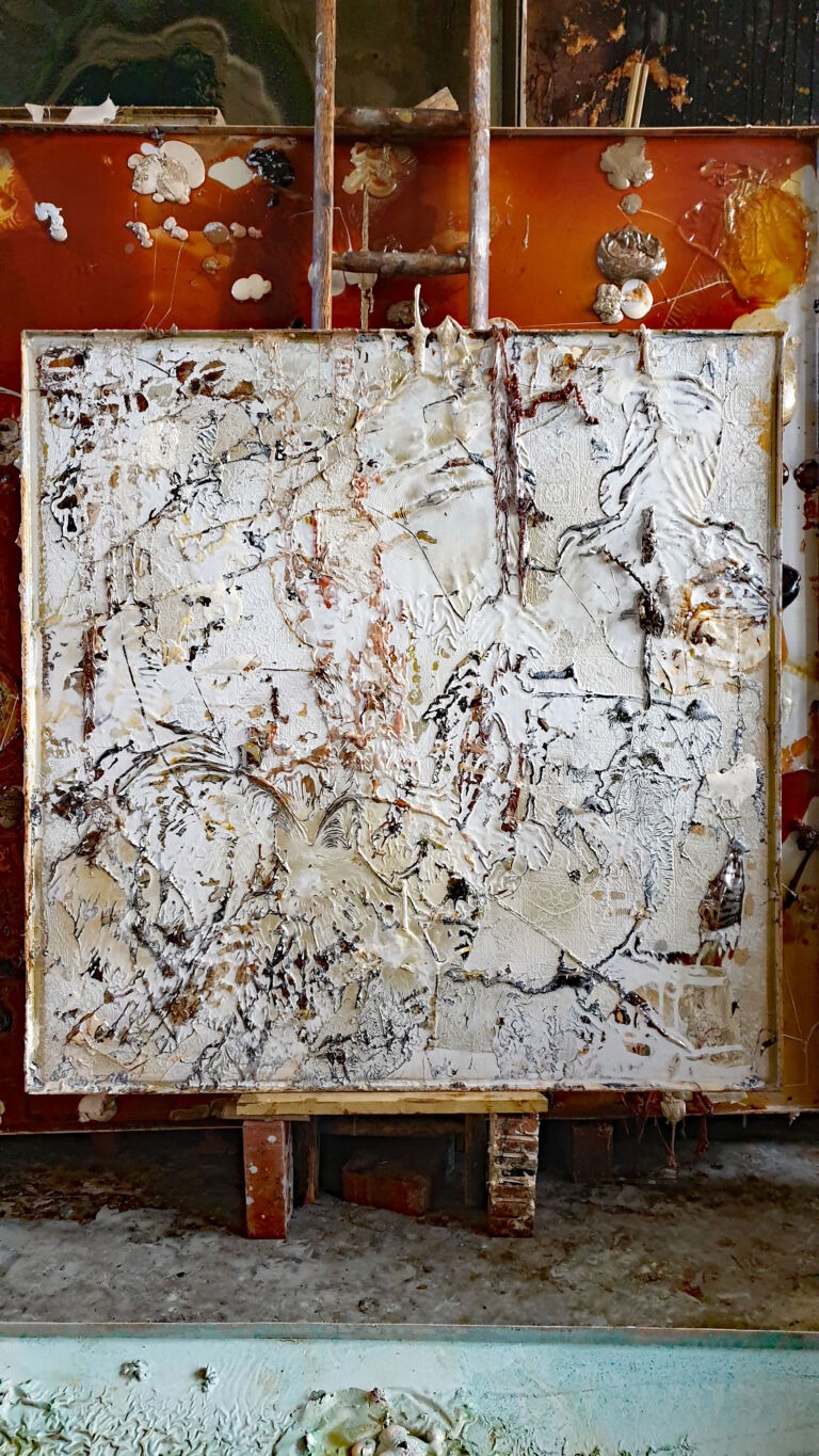 Shifts in Time: A Journey. Mixed media on canvas. Installation view Shifts in Time: A Journey. Mixed media on canvas. Installation view