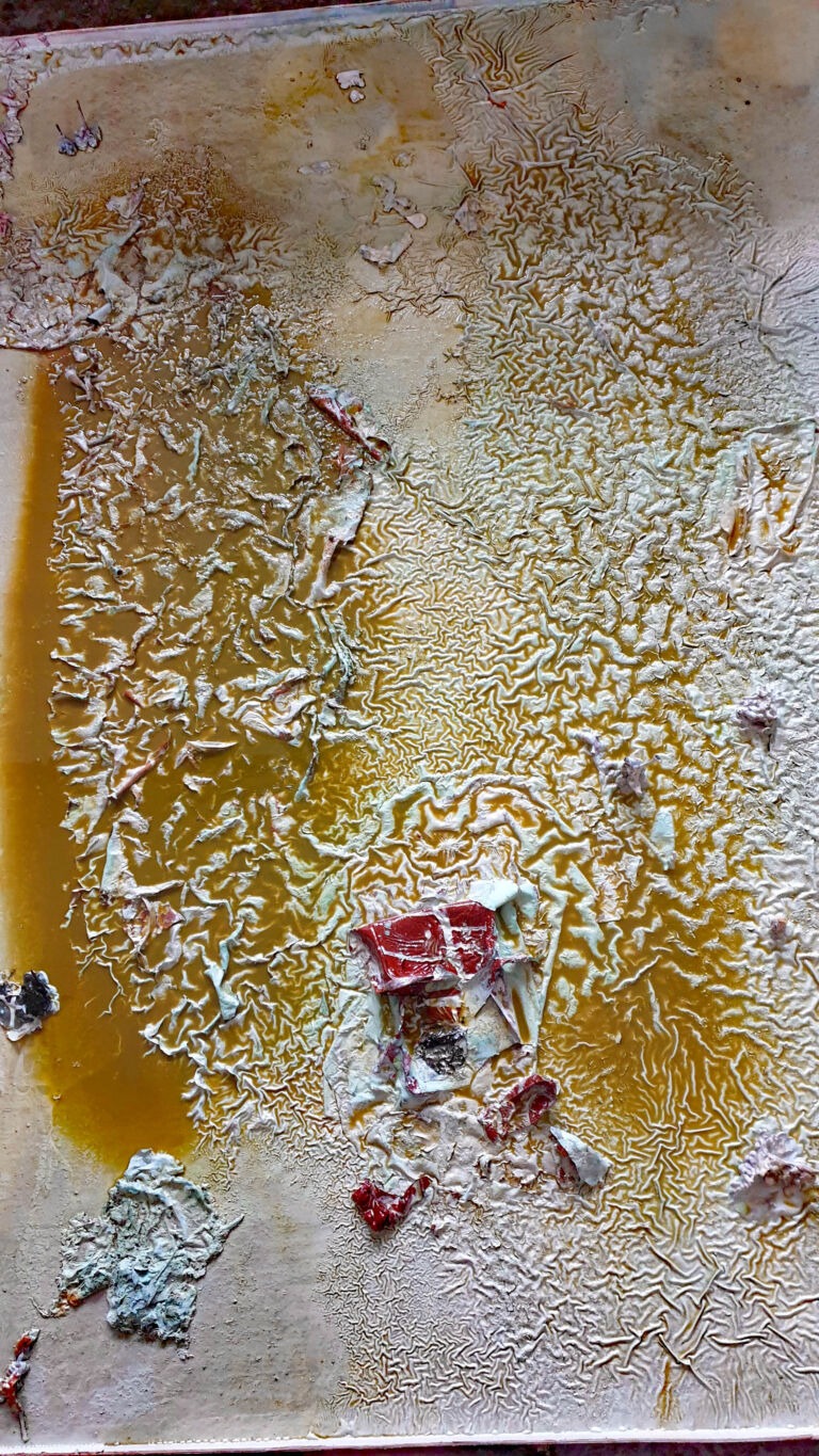 Shifts in Time: A Journey. Mixed media on canvas. Installation view Shifts in Time: A Journey. Mixed media on canvas. Installation view