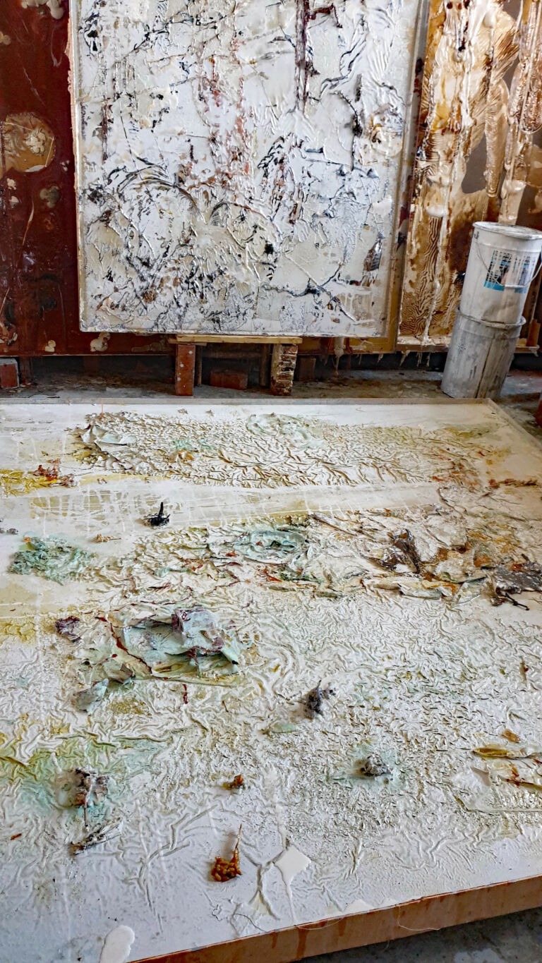 Shifts in Time: A Journey. Mixed media on canvas. Installation view Shifts in Time: A Journey. Mixed media on canvas. Installation view