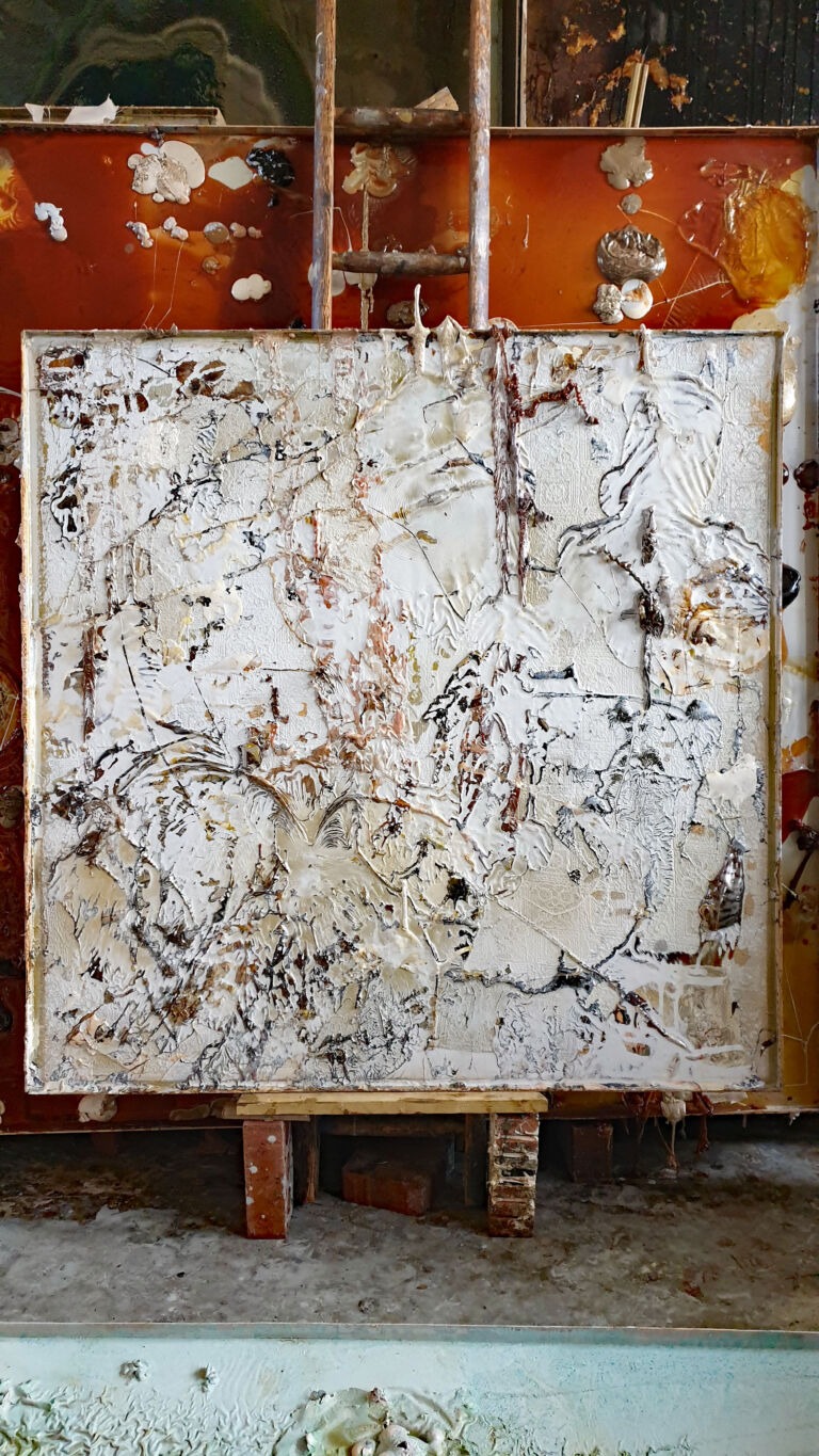 Shifts in Time: A Journey. Mixed media on canvas. Installation view Shifts in Time: A Journey. Mixed media on canvas. Installation view