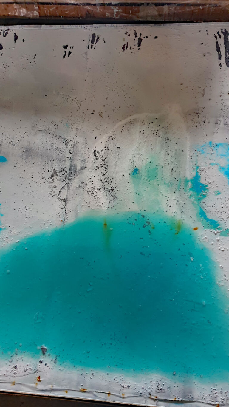 In Progress - Shifts in Time: Winter 2025. December paintings. Installation view.