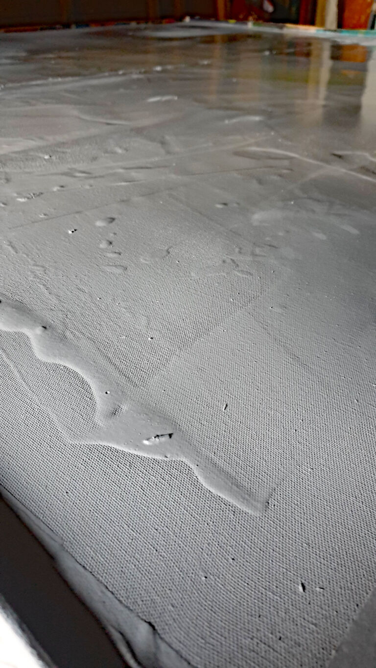 In Progress - Shifts in Time: Winter 2025. December paintings. Installation view.