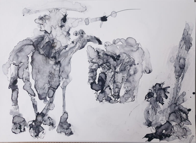 Spring 2026: Pen and ink washes on A4 300gsm paper Spring 2026: Pen and ink washes on A4 300gsm paper