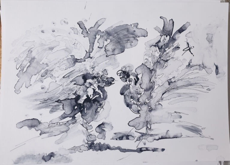 Spring 2026: Pen and ink washes on A4 300gsm paper Spring 2026: Pen and ink washes on A4 300gsm paper