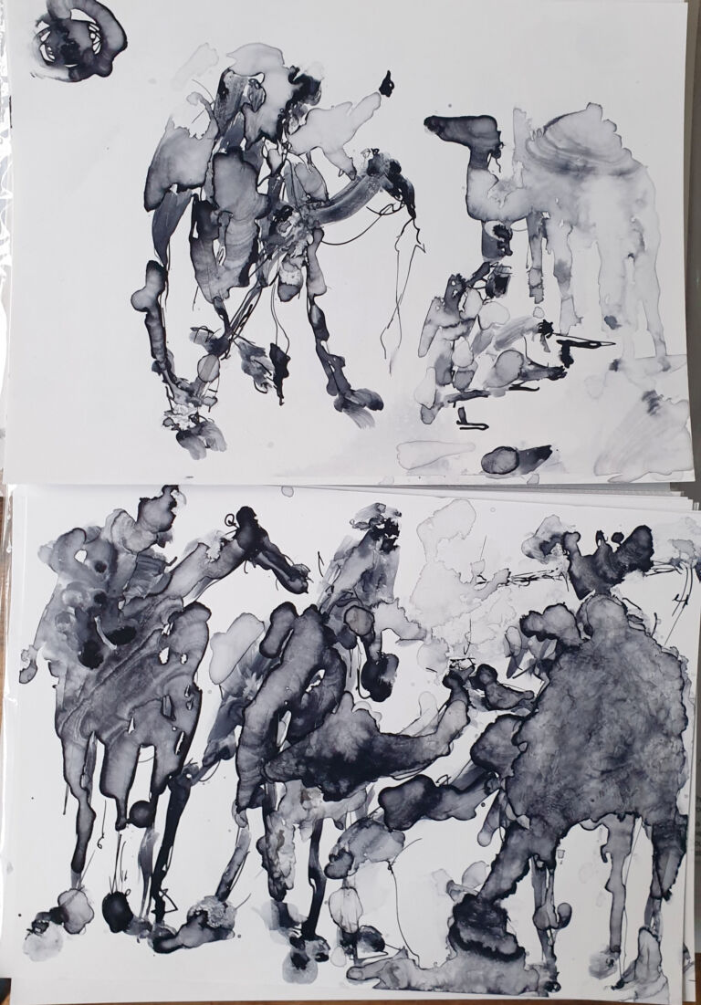 Spring 2026: Pen and ink washes on A4 300gsm paper