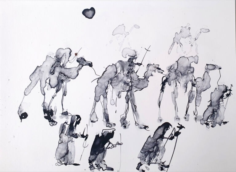 Spring 2026: Pen and ink washes on A4 300gsm paper Spring 2026: Pen and ink washes on A4 300gsm paper