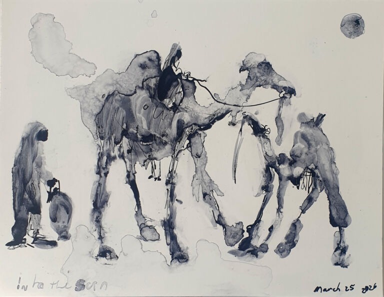 Spring 2026: Pen and ink washes on A4 300gsm paper Spring 2026: Pen and ink washes on A4 300gsm paper