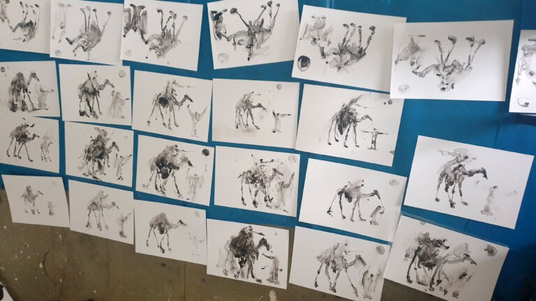 Spring 2026: Pen and ink washes on A4 300gsm paper