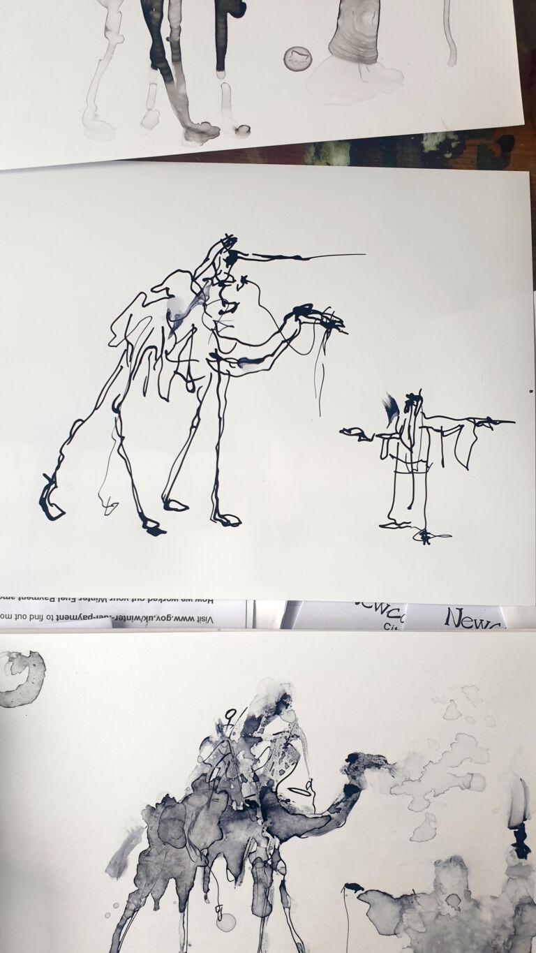 Spring 2026: Pen and ink washes on A4 300gsm paper