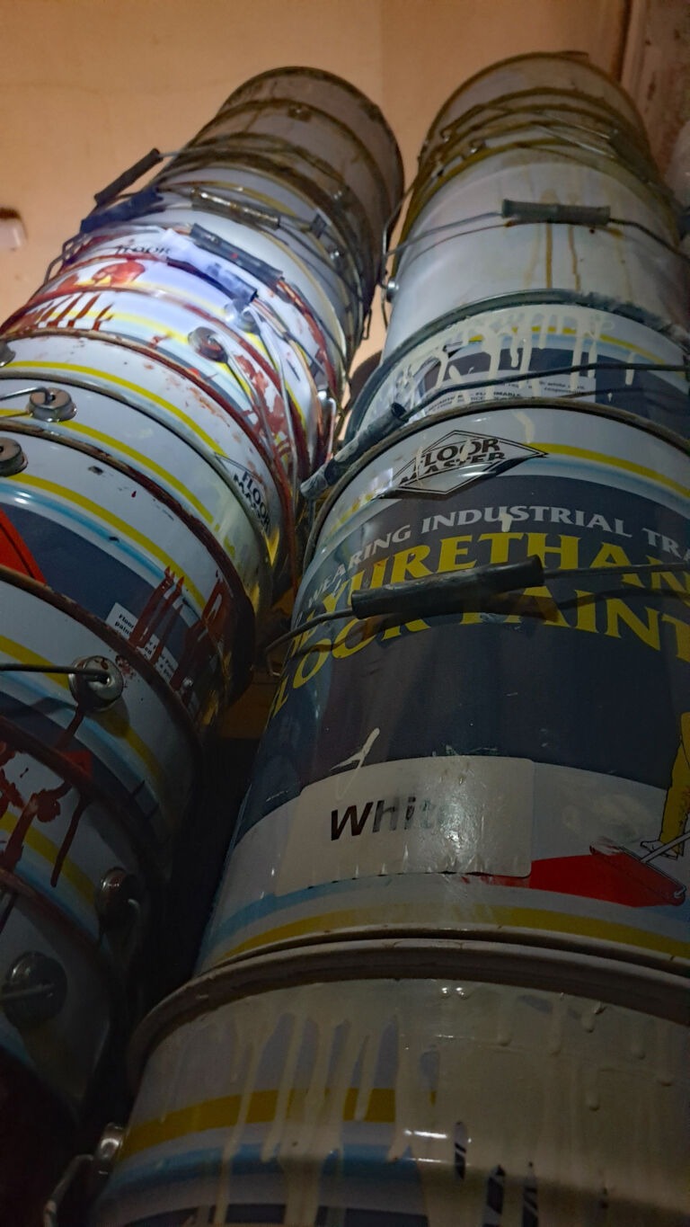 Spring 2026: Installation view. Mixed media on canvas.