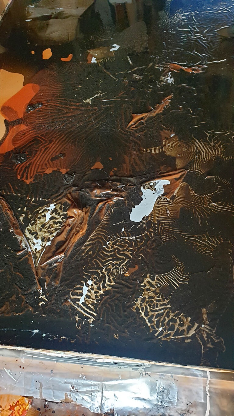 Spring 2026: Installation view. Mixed media on canvas. Spring 2026: Installation view. Mixed media on canvas.