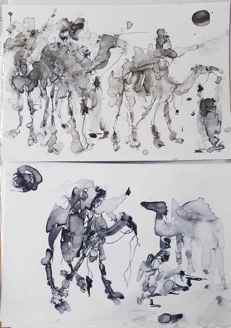 Spring 2026: Pen and ink washes on A4 300gsm paper