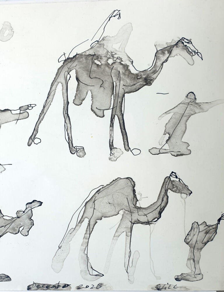 Spring 2026: Pen and ink washes on A4 300gsm paper Spring 2026: Pen and ink washes on A4 300gsm paper