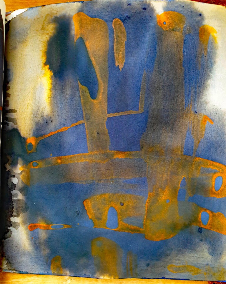 Books of ink drawings, 2018 to 2022. For the project, Hidden Kingdoms Shifting Worlds.