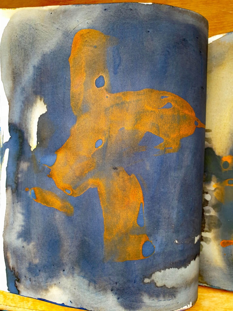 Books of ink drawings, 2018 to 2022. For the project, Hidden Kingdoms Shifting Worlds.