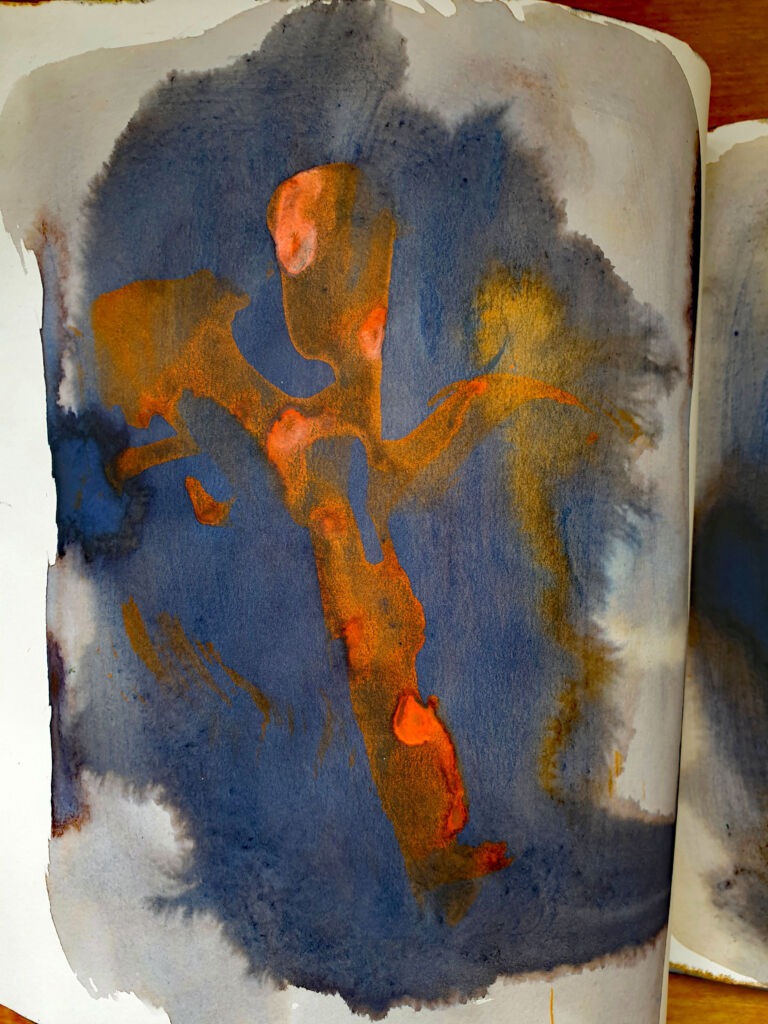 Books of ink drawings, 2018 to 2022. For the project, Hidden Kingdoms Shifting Worlds.