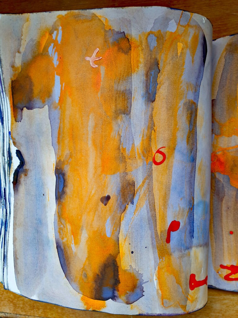 Books of ink drawings, 2018 to 2022. For the project, Hidden Kingdoms Shifting Worlds.