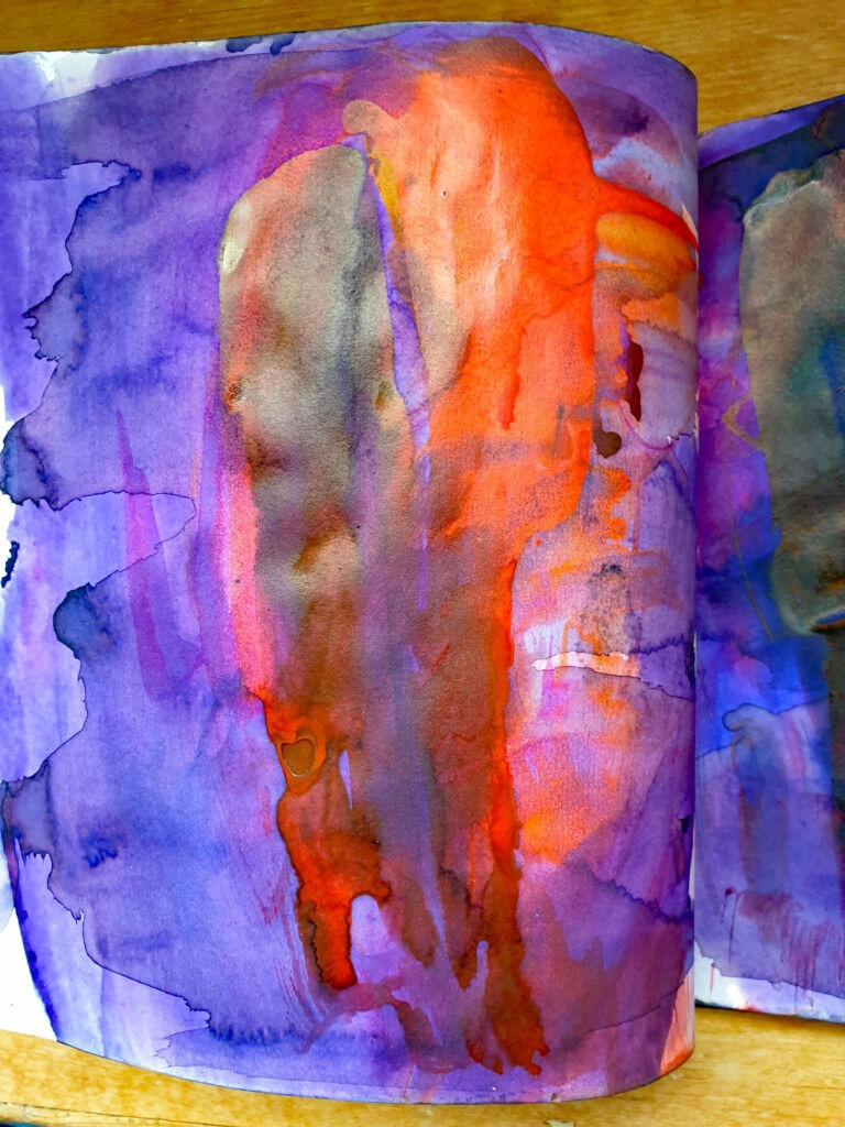 Books of ink drawings, 2018 to 2022. For the project, Hidden Kingdoms Shifting Worlds.