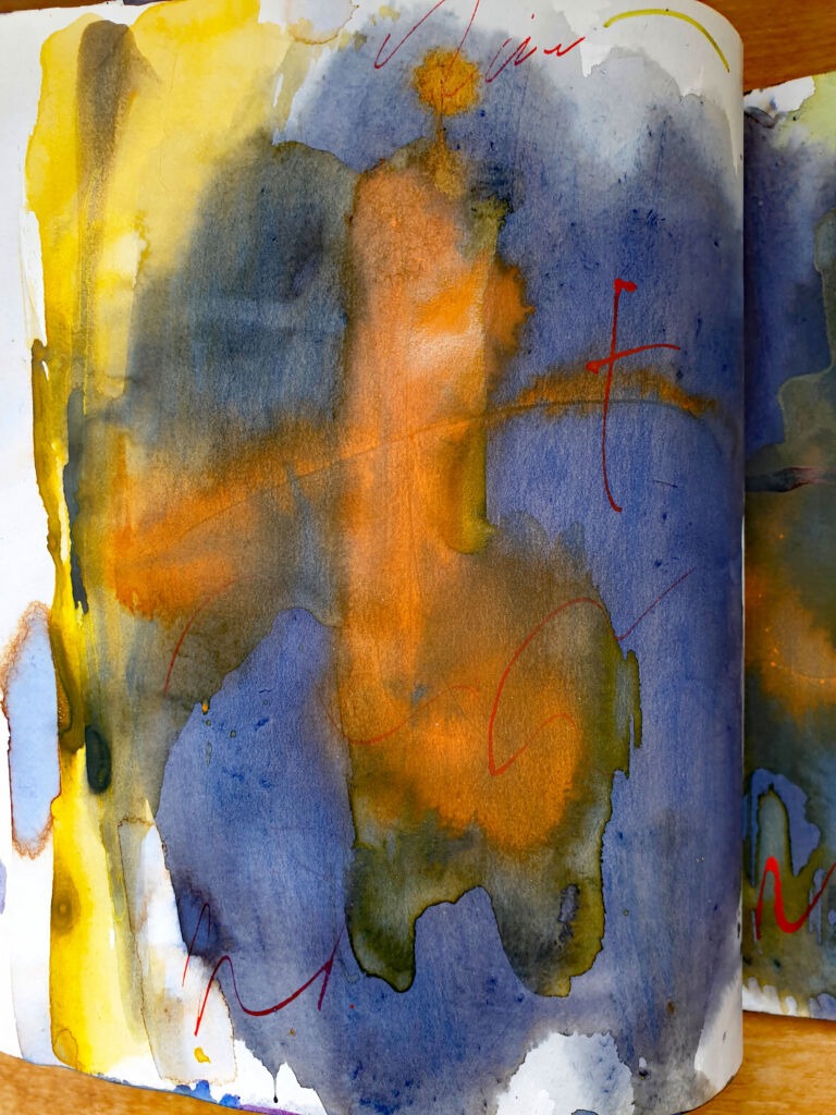 Books of ink drawings, 2018 to 2022. For the project, Hidden Kingdoms Shifting Worlds.