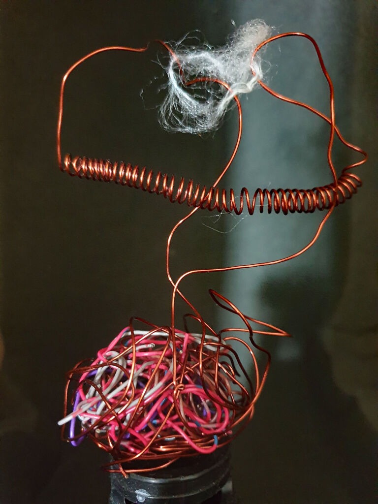 Sculpture studies and Books of Ink Drawings 2018 to 2022. Pt 2 for HKSW. Installation view.