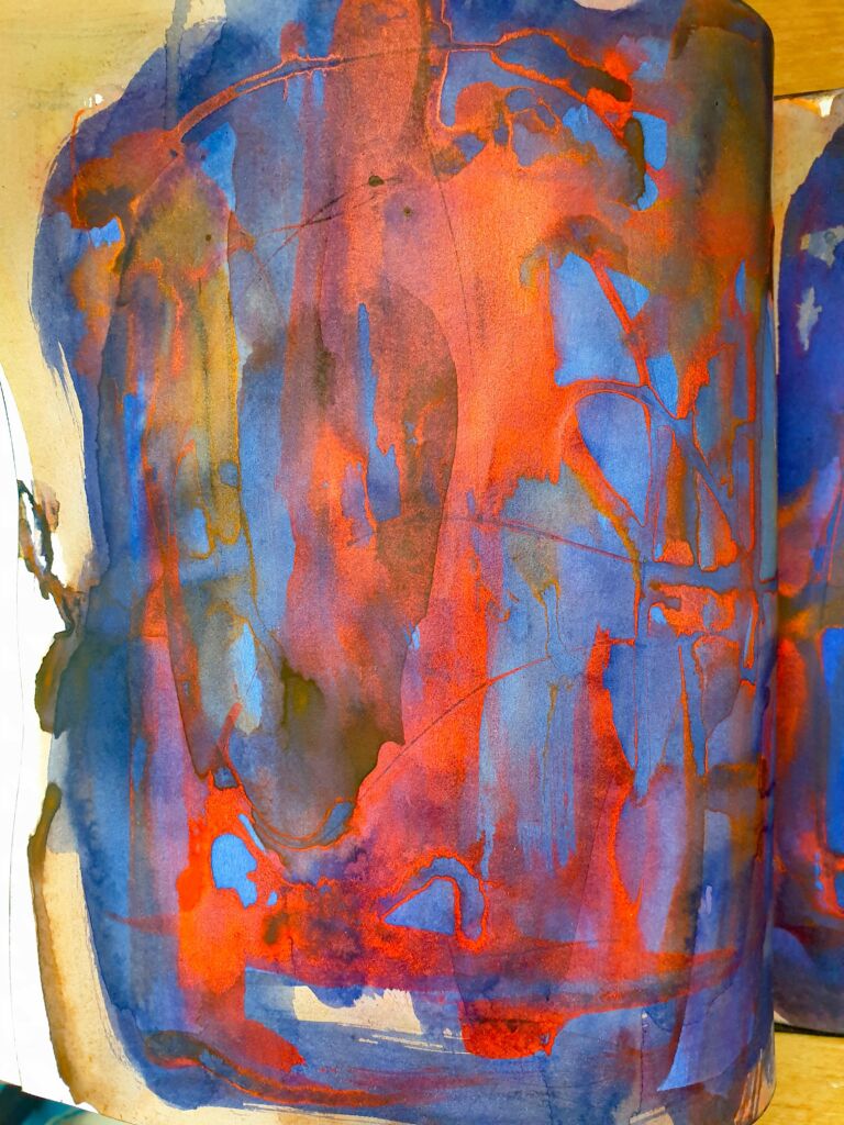 Books of ink drawings, 2018 to 2022. For the project, Hidden Kingdoms Shifting Worlds.