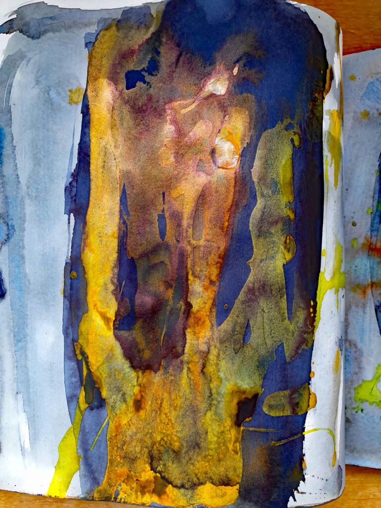 Books of ink drawings, 2018 to 2022. For the project, Hidden Kingdoms Shifting Worlds.