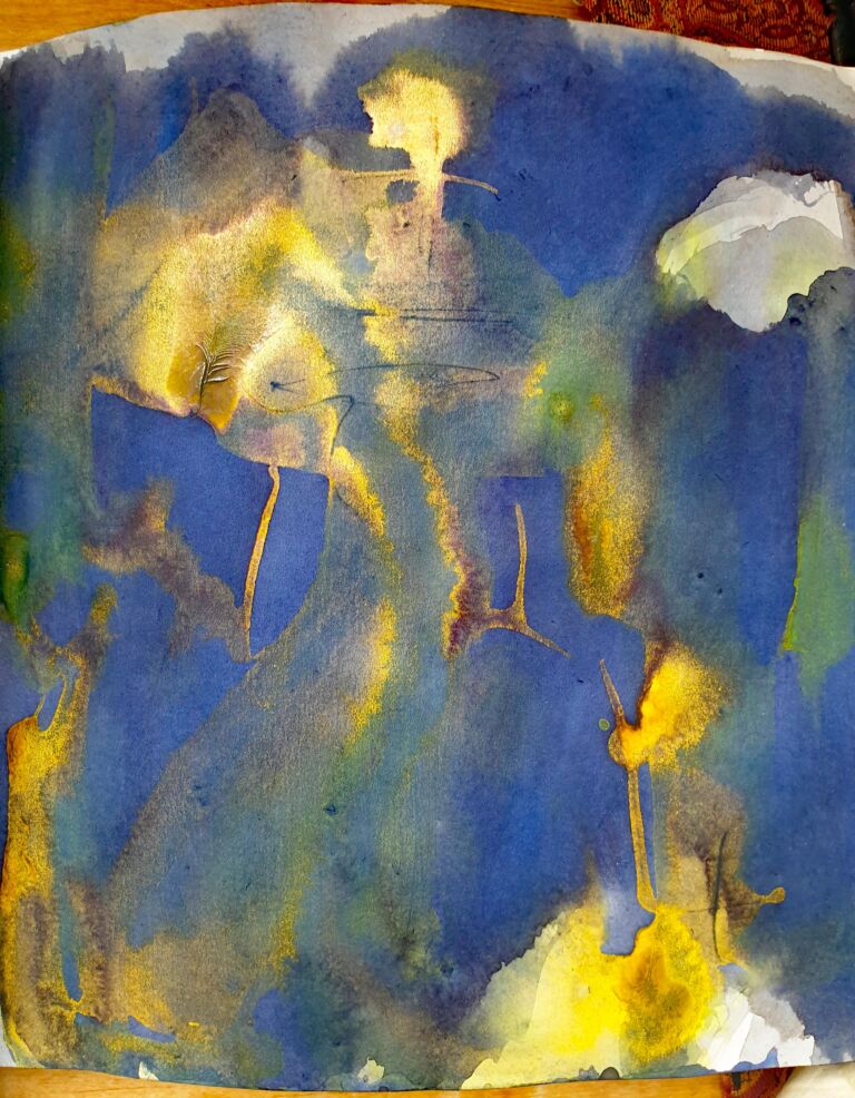 Books of ink drawings, 2018 to 2022. For the project, Hidden Kingdoms Shifting Worlds.