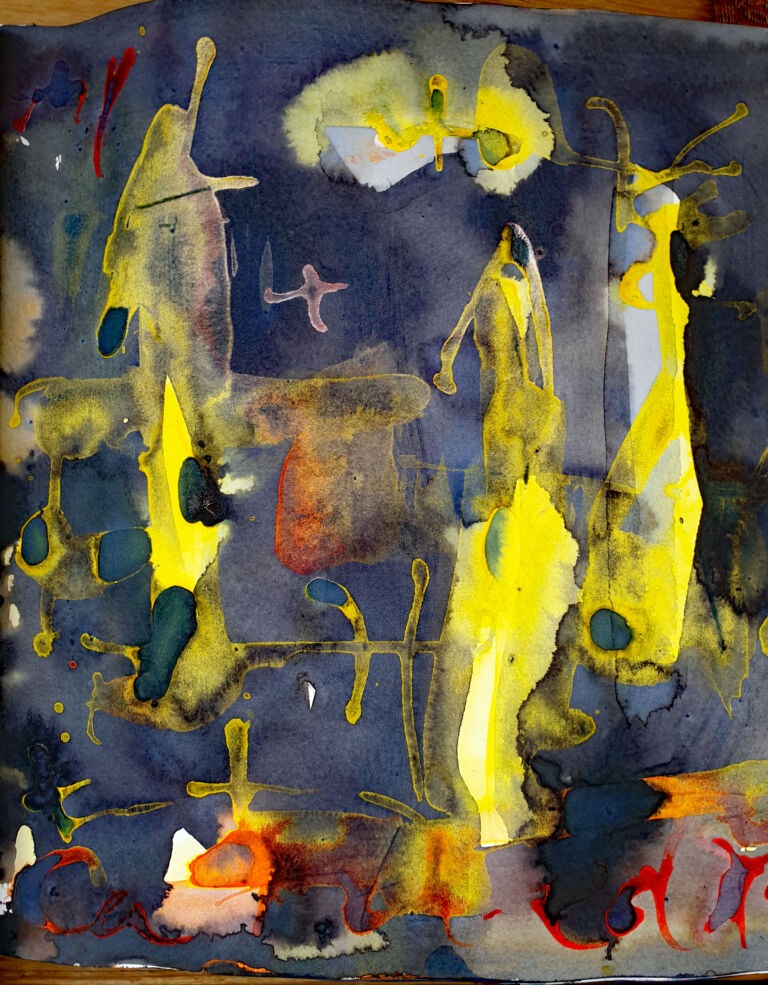 Books of ink drawings, 2018 to 2022. For the project, Hidden Kingdoms Shifting Worlds.