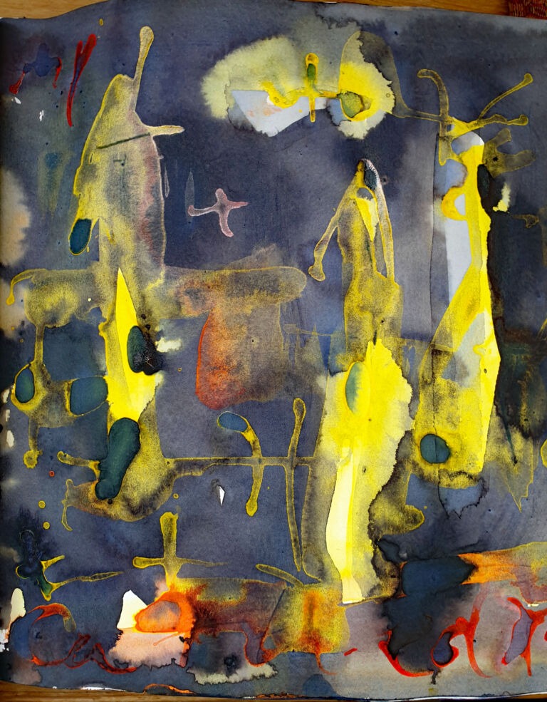 Books of ink drawings, 2018 to 2022. For the project, Hidden Kingdoms Shifting Worlds.