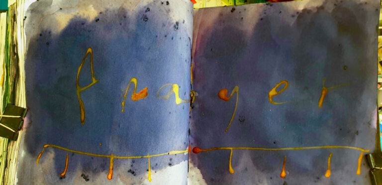 Books of ink drawings, 2018 to 2022. For the project, Hidden Kingdoms Shifting Worlds.