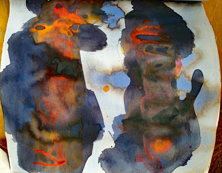 Books of ink drawings, 2018 to 2022. For the project, Hidden Kingdoms Shifting Worlds.