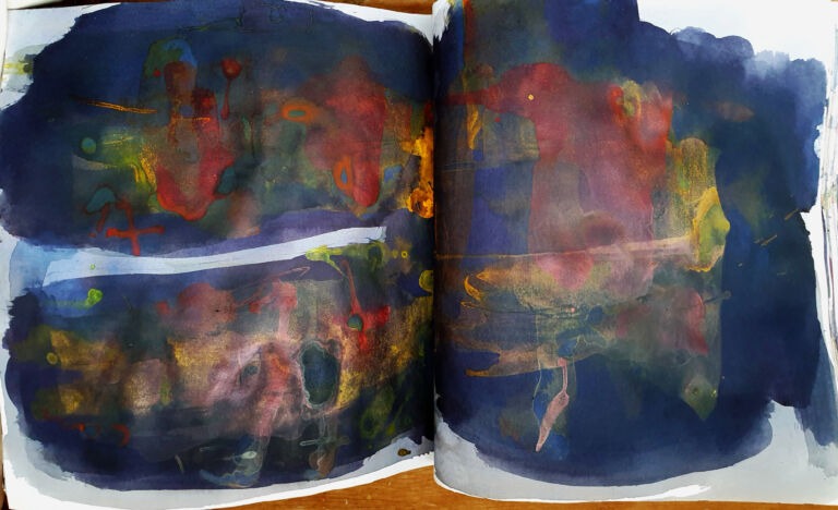 Books of ink drawings, 2018 to 2022. For the project, Hidden Kingdoms Shifting Worlds.