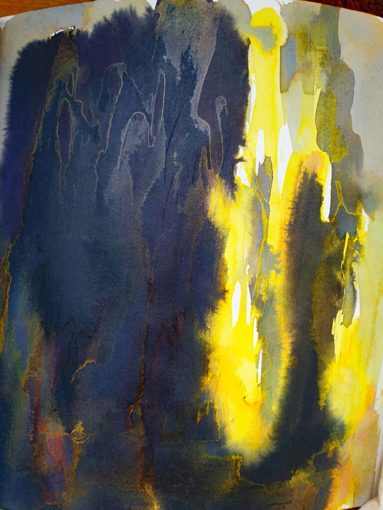 Books of ink drawings, 2018 to 2022. For the project, Hidden Kingdoms Shifting Worlds.