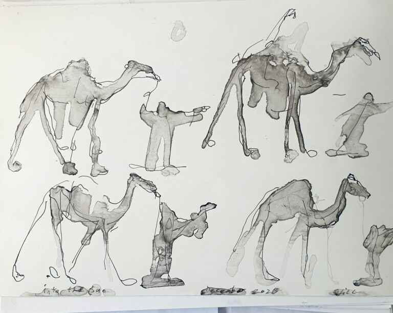 Spring 2026: Pen and ink washes on A4 300gsm paper