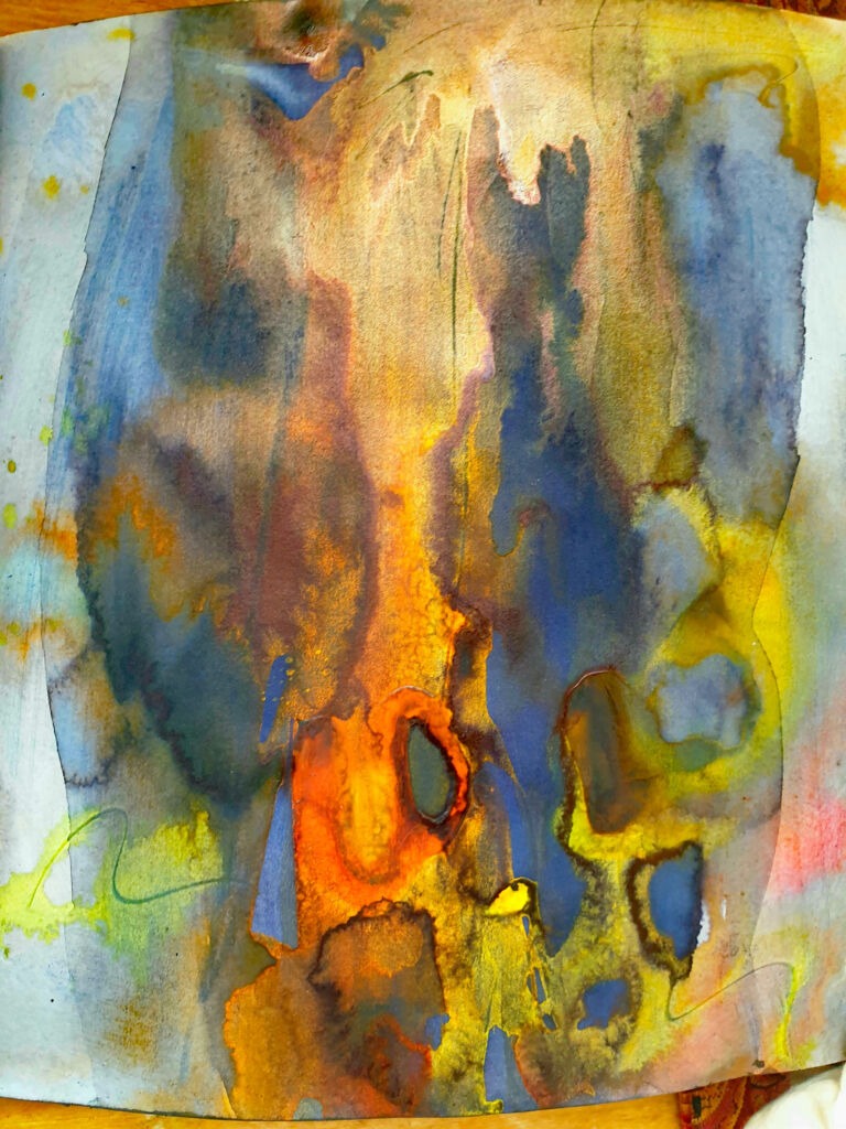 Books of ink drawings, 2018 to 2022. For the project, Hidden Kingdoms Shifting Worlds.