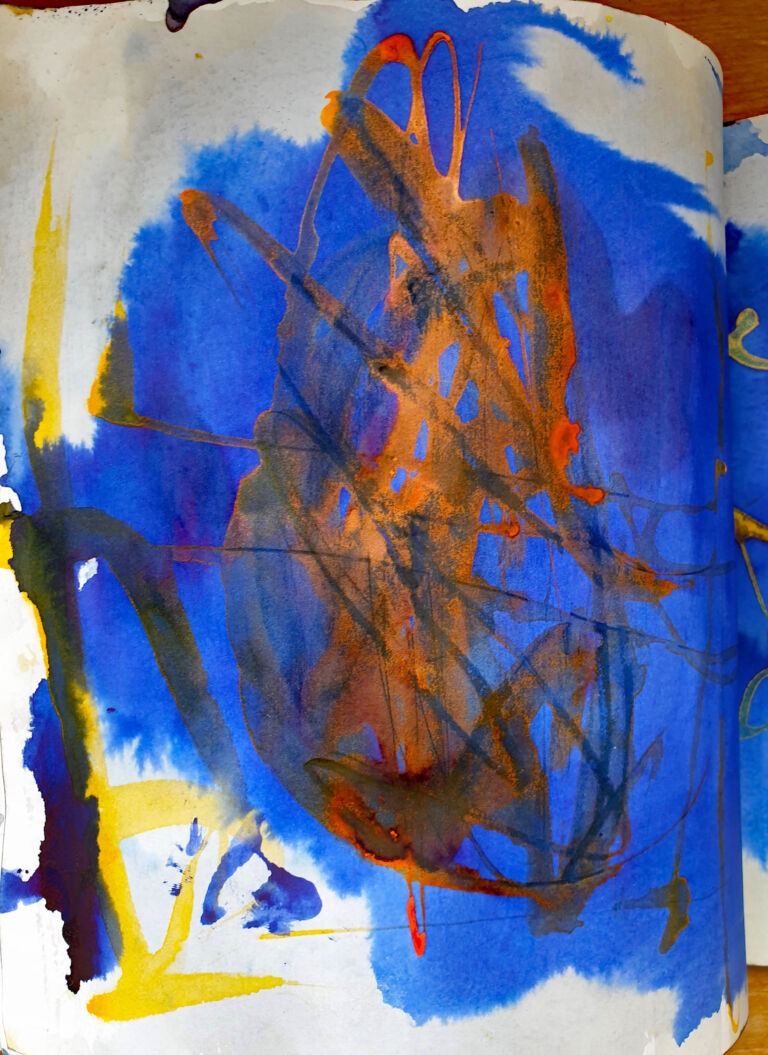 Books of ink drawings, 2018 to 2022. For the project, Hidden Kingdoms Shifting Worlds.