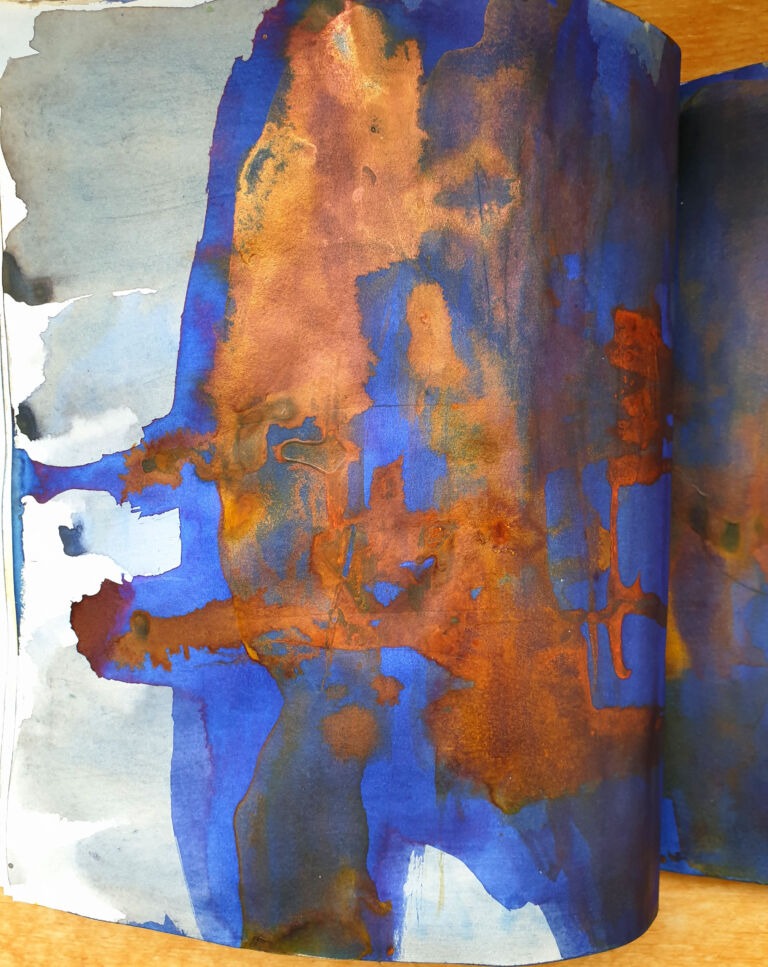 Books of ink drawings, 2018 to 2022. For the project, Hidden Kingdoms Shifting Worlds.