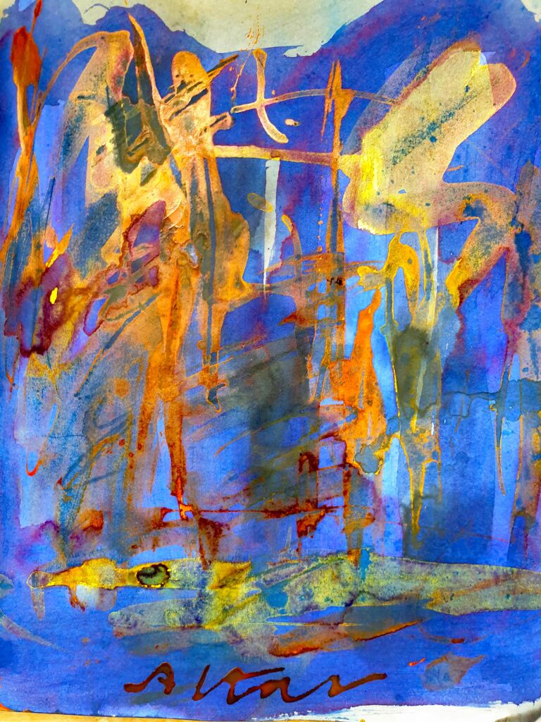 Books of ink drawings, 2018 to 2022. For the project, Hidden Kingdoms Shifting Worlds.