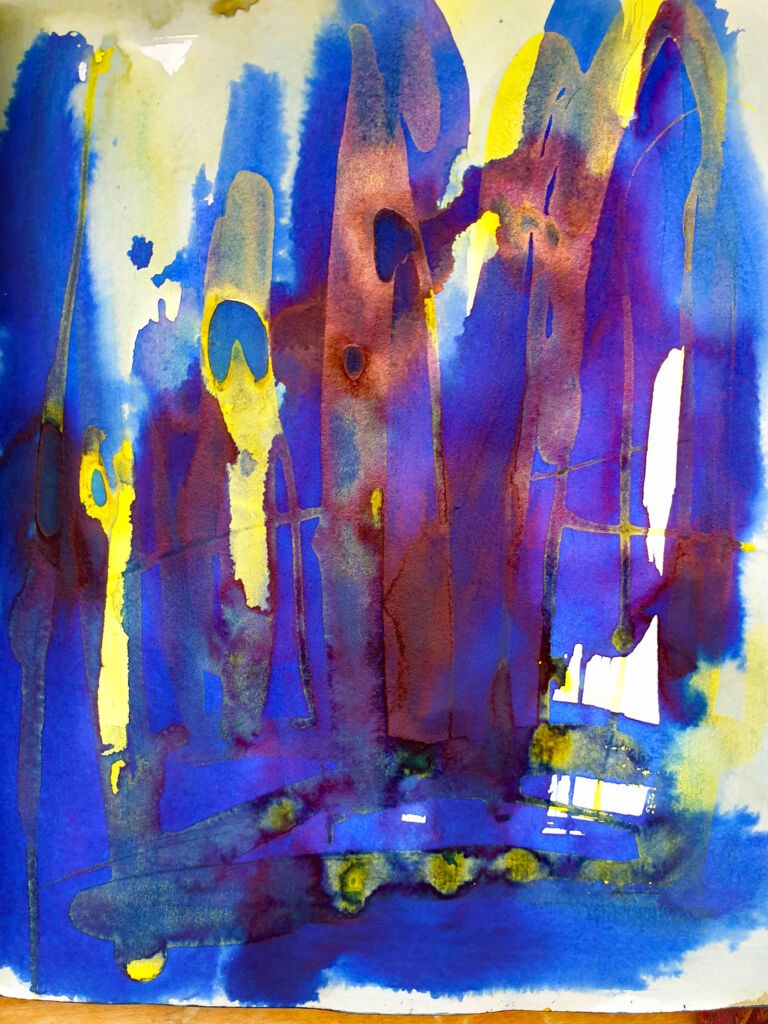 Books of ink drawings, 2018 to 2022. For the project, Hidden Kingdoms Shifting Worlds.