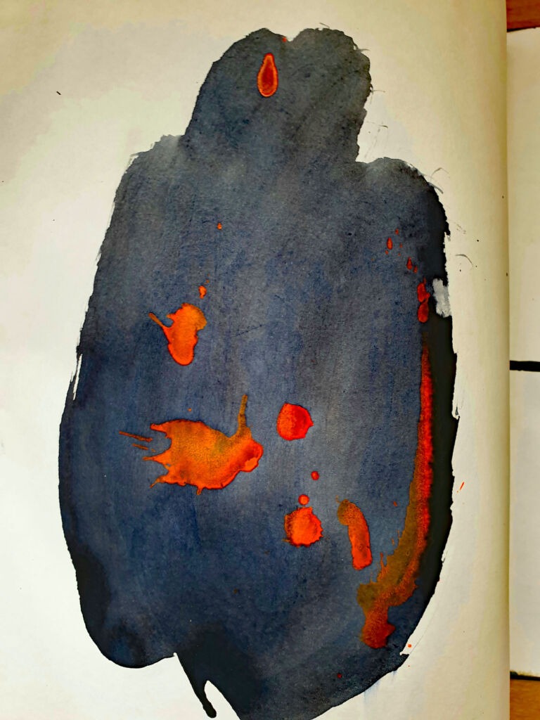 Books of ink drawings, 2018 to 2022. For the project, Hidden Kingdoms Shifting Worlds.