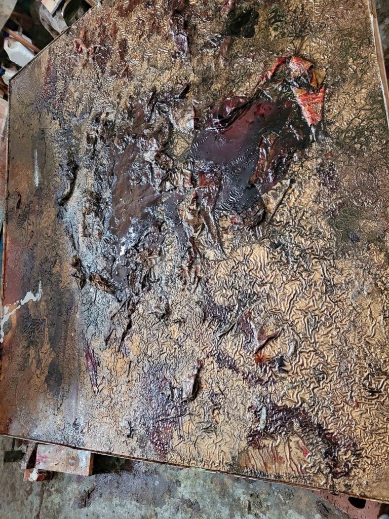 Summer paintings 2026: August. Mixed media on canvas. Summer paintings 2026: August. Mixed media on canvas.