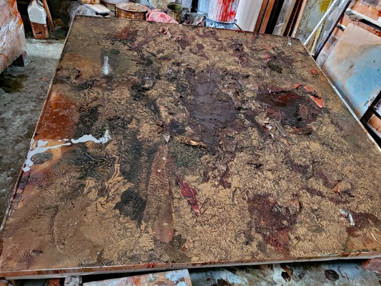 Summer paintings 2026: August. Mixed media on canvas. Summer paintings 2026: August. Mixed media on canvas.