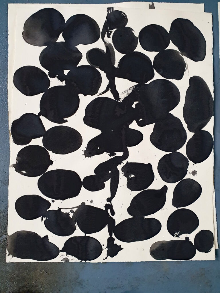 Component. From the 'Components' series of ink drawings on 300 gsm Somerset paper. 'Components' is part of the 'The Machine' series project.